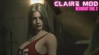 Resident Evil 2 Remake Claire Redfield Curvy Claire Red Bikini Outfit PC Mod