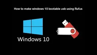 Making windows 10 64bit bootable usb using Rufus 3.14 portable
