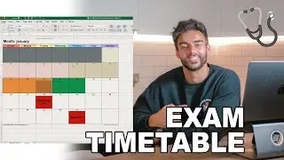 How To Study for EXAMS Using a REVISION TIMETABLE | Student Study Tips