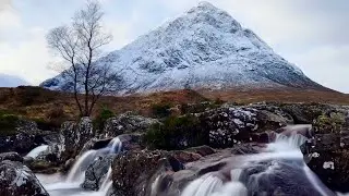 Scotland Roadtrip - Winter Nature in Loch Lomond and Glencoe with 007 scene -  Relaxing 4K Dash Cam