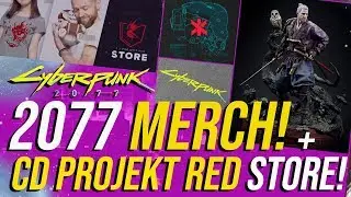 Cyberpunk 2077 & CD PROJEKT RED Merch Store is LIVE!