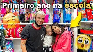 COMPRANDO O MATERIAL ESCOLAR DA NOSSA FILHA!!