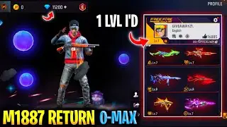 New Evo Vault Evo M1887 Return Again 😨 | 1 Lvl I'd All Evo Gun Fully Upgraded 🤑