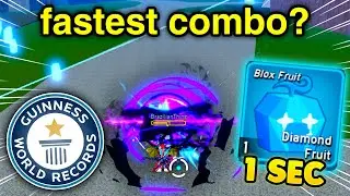 I Bounty Hunted With The Fastest DIAMOND Combo And It's INSANE (Blox Fruits)