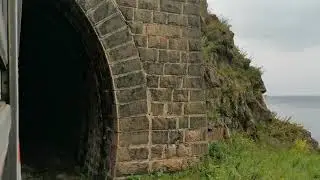 По Кругобайкалке на электричке под тепловозом.