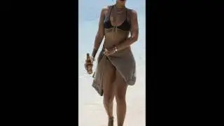rihanna Hidden Camera Beach Bikini Belly Button