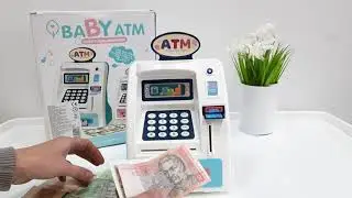 Обзор!!! Копилка- банкомат. Принимает настоящие деньги!