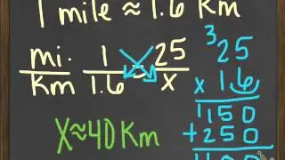 Converting Measurements using Proportions