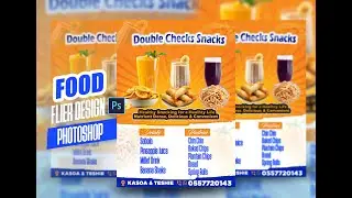 How to Design FOOD FLIER in PHOTOSHOP || Step-by-step  tutorial