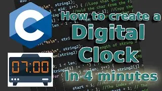 C Programming Digital Clock