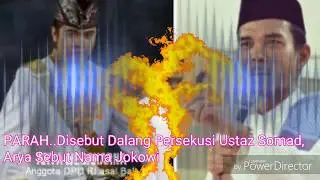 PARAH..Disebut Dalang Persekusi Ustaz Somad, Arya Sebut Nama Jokowi