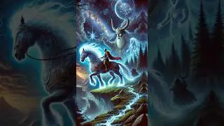 Sleipnir: El Corcel Mítico de Odín#MitologíaNórdica#Sleipnir#Odín#Loki