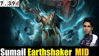 Sumail [Earthshaker] MID 7.39D - DOTA 2 HIGHEST MMR MATCH