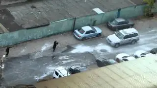 Разборки на Юго Западе Москвы  2015г