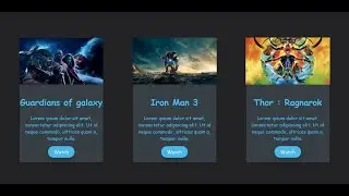 How to Create Cards Design Using HTML and CSS | Responsive Cards With Hover Effect | 8bit-code