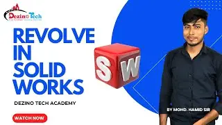 Revolve boss base in Solidworks | Mechanical CAD | Solidworks Tutorial