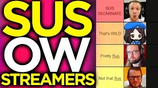 The Ultimate SUS Overwatch Streamers Tier List! | Overwatch 2