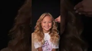 Быстрые локоны для самой юной модели🤩 #hairstyle #прически #локоны #hairtutorial #волосы