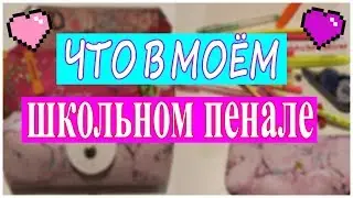 ЧТО В МОЁМ ШКОЛЬНОМ ПЕНАЛЕ/ BACK TO SCHOOL/ 2017