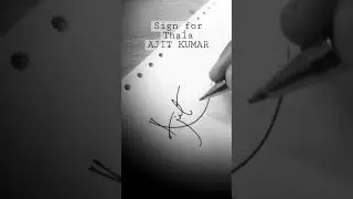 Thala Ajit Kumar Signature | @Shorts @SimpleSigns