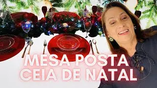 MESA POSTA CEIA DE NATAL #natal2021 #mesaposta #christimas #criatividade #ceiadenatal
