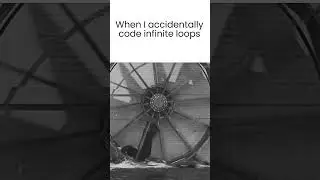 when I accidentally code infinite loops 😵#shorts