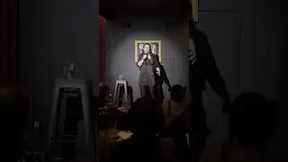 Jessica Rotondi Performing standup at The Grisly Pear April '24