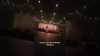 taking photos in a music venue for a wedding