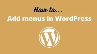 how to add menu in WordPress