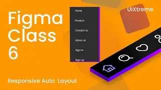 Auto layout figma | figma auto layout 2023 | responsive design | Class 6 | UIXtreme