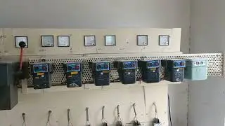 3 Phase Dol Oil motor Starter panel.