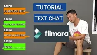 Tutorial Filmora 9 / Efek Text Chat atau Bubble Chat Pada Editing Video