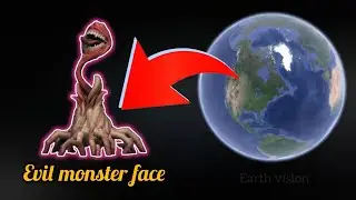 Scary things -evils monster👹 face revealed by Google Earth!