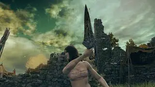 Elden Ring Cinquedea Dagger Max Upgraded Combat Gameplay