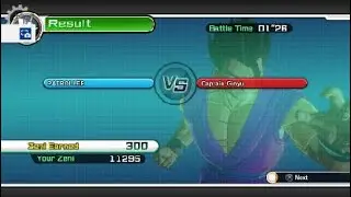 DRAGON BALL XENOVERSE Gohan vs captain ginyu ( gokus body)