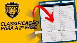 Classificamos o AMAZONAS FC para a 2° FASE da série D | BRASFOOT 2022-2023