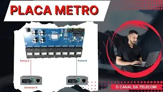 Como a PLACA METRO envia sinal para o cliente