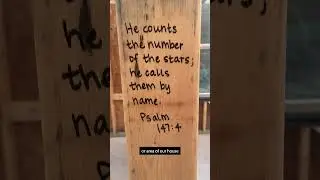 Writing Scriptures on Our House #bibleverses #newhomeconstruction #newbuildhome