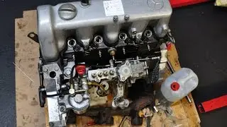 UazTech: Assembly of the om616 engine, PART 7 - First start, checking the ignition with a diesel ...