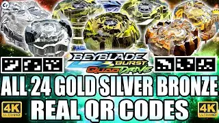 ALL 24 METAL QR CODES BEYBLADE BURST QR CODES 4K60FPS