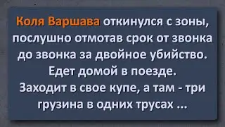 Анекдот! Коля Варшава и Три Грузина в Поезде!
