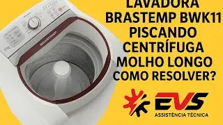 como resolver esse poblema lavadora Brastemp BWK11 piscando simultaneamente centrífugar molho longo