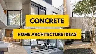 50+ Awesome Concrete Home Architecture Design Ideas