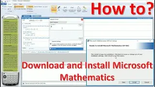 How to download and install software Microsoft Mathematics for Windows 10