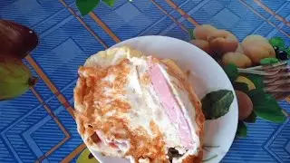 Быстрый завтрак Яичница с сыром