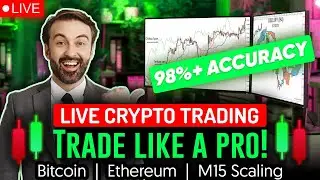 Live Crypto Trading Bitcoin & Ethereum - Live BTC ETH Scalping