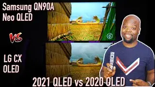 QLED vs OLED TV | Samsung QN90A vs LG CX Direct Picture Comparison