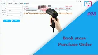 Tips -#04 | C# project book store (purchase order ) form with barcode