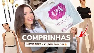 COMPRINHAS | NOVIDADES C&A 30 % OFF e SHOPEE !