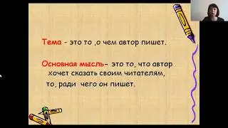Русский язык 4 класс. Текст  Тема и основная мысль текста  Деление текста на части